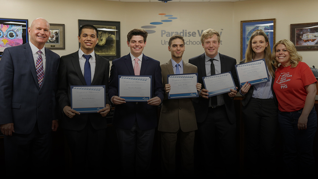 Paradise Valley Unified School District Honor 2018