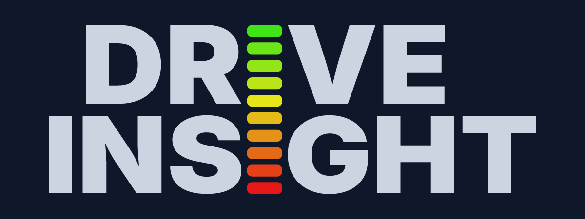 Drive Insight wordmark with gradient scale